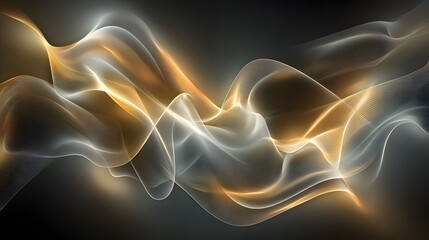 Poster - Abstract design with flowing light and color.