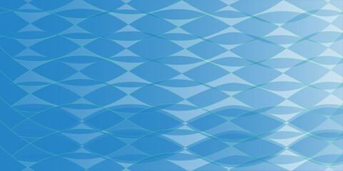 Poster - Minimalist banner background, pastel colorful, Light Blue gradations. Circle effect style geometric, abstract background. Vector Illustration...