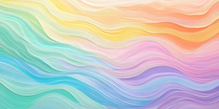 Fog and ripple twist, pastel shimmering background