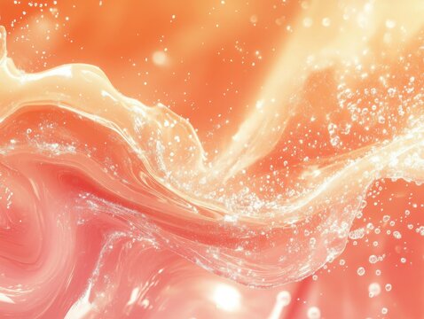 fragment ripple dreamy swirl glow background