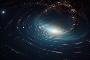 Wall Mural - black hole in space astronomy universe outdoors.
