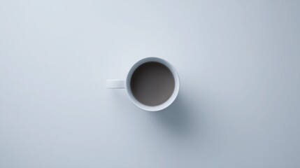Poster - A classic cup of coffee symbolizing inspiration and the importance of clarity in tagline creation for startups