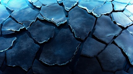 Poster - Unique texture backdrop showcasing cracked surface with eco design elements for creative projects