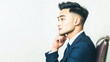 © yasumurasaki - 25歳の日本人の男性が考え事やアイデアを考えている、または構想を練っている画像