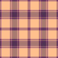 Poster - elegant peach and purple plaid pattern. perfect for textile design, website backgrounds, or fallthem
