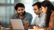 © Jo - Indian Startup Founders Conversing Over Mobile App Concepts