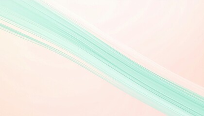 Poster - Fluid abstract art digital creation modern aesthetic minimalist design soft tones visual concept