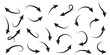 © Top - Elegant arrows set for business plan, presentation and education. Sign, Symbol, Hand drawn arrow collection