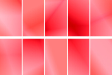 Poster - abstract blurred colorful red background.