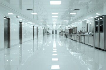  Modern sterile hallway