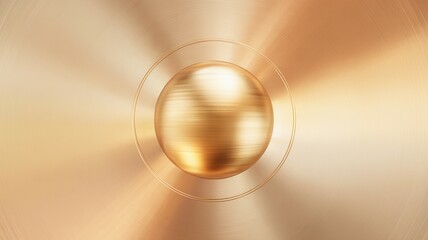 Poster - Soft gradient background with thin golden border 