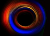 Abstraktes dynamisches futuristisches digitales Kunstwerk ohne Mithilfe von "KI " am PC selbst erstellt	