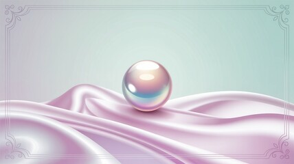Fototapete - Elegant gradient banner with a soft border and central space