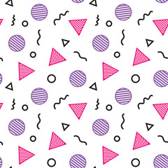 vector abstract seamless pattern background design, repeated shape pattern
