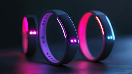 Aufkleber - A pair of bracelets resting on a table surface