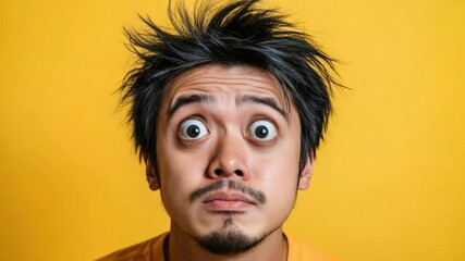 Poster - A man with a surprised expression on his face
