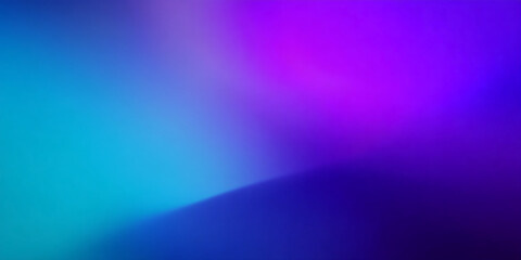 Poster - Abstract background of blurred blue and purple gradients, creating a smooth transition of color, ideal for digital design or presentation, symbolizing serenity and tranquility