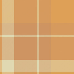 Poster - warm, earthy plaid pattern in muted orange and beige tones. timeless design, perfect for backgrounds