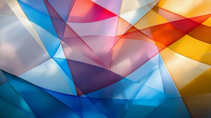 Fototapete - Vibrant colorful abstract background with blending shapes and textures for artistic visual appeal