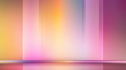 Poster - Abstract Pastel Vertical Stripes Background Image with a Reflective Surface