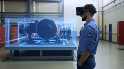 Poster - Innovative Engineer Utilizes Augmented Reality to Develop Electric Generator Model at Industry 40 Research Center