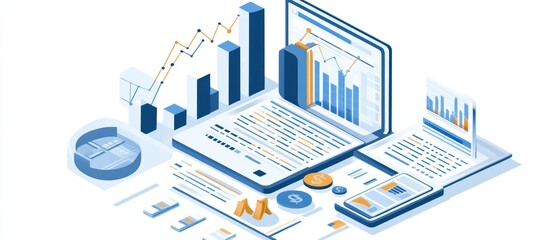 Poster - Data Analysis and Business Intelligence: Visualizing Growth and Success
