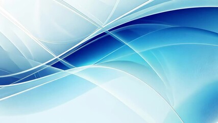 Poster - Captivating abstract wave technology background featuring soft blue gradients and fluid forms, beautiful abstract wave technology background with blue light digital effect corporate concept