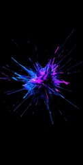 Poster - Abstract explosion of vibrant colors