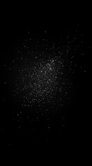 Poster - Abstract cosmic spray.  A scattering of light particles against a black background
