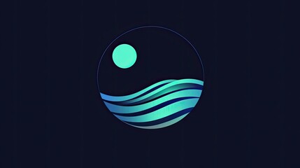 Poster - Oceanic night scene