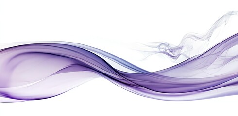 Poster - Abstract Flowing Purple Design