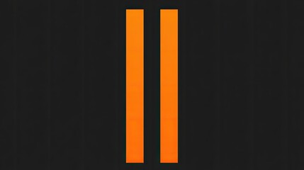 Poster - Two vertical orange bars on dark background