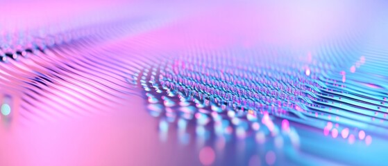 Poster - Abstract pink blue wave texture background futuristic digital design