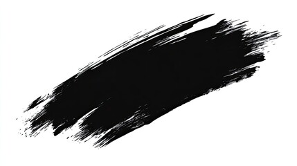 Poster - Abstract black paint stroke (4)