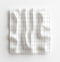 Poster - Wrinkled gridded paper