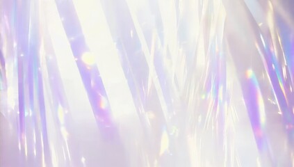 Poster - Bright abstract light patterns create a mesmerizing backdrop in a softly illuminated space