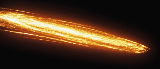  - streaking light trails create a mesmerizing abstract display of warmth and energy in a dark backgrou