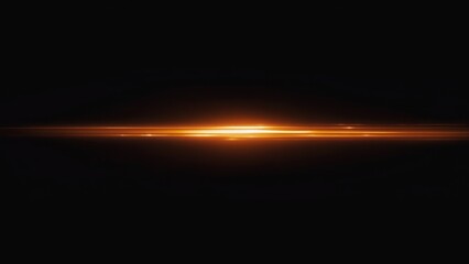 Poster - Abstract light spread across a dark background creates an ethereal atmosphere of warmth and mystery
