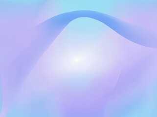 Poster - Soft blue and purple abstract background with gentle curves and calming light patterns