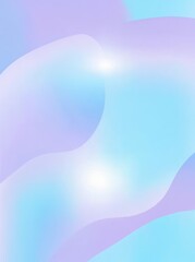 Poster - abstract light patterns create a serene atmosphere with gentle hues of blue and lavender in a mesmer