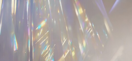 Poster - Abstract light patterns create an ethereal atmosphere of color and form in a luminous background