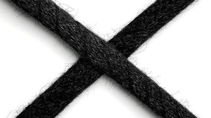 Poster - Crosshatched Graphite Texture on Light Gray Paper