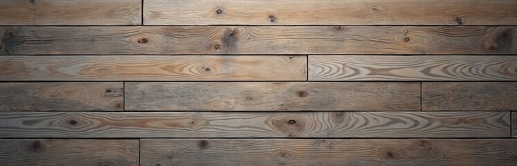 Poster - Panorama wood wall background with abstract wooden texture. Wooden planks, copy space for text or wallpaper. Beautiful natural wooden texture background for design.