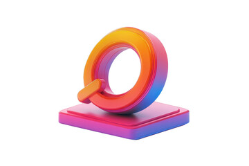 Poster - colorful play button graphic design suitable for multimedia projects, conveying excitement and engag