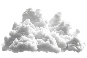 Poster - Fluffy white clouds floating against a bright sky background, creating a serene and calming atmosphere, perfect for nature lovers and artists seeking inspiration