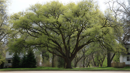 Poster - American elm tree