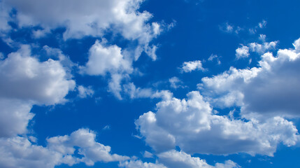 Poster - Blue sky with clouds