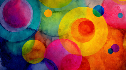 Poster - Abstract colorful background with waves, background with vibrant colors