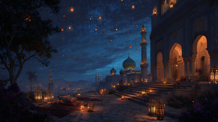 Poster - Arabian nights ramadan kareem