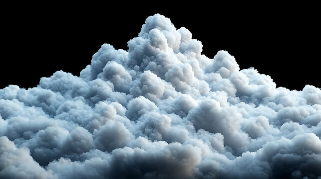 Grayscale Minimalist Foggy Cloud Texture Background